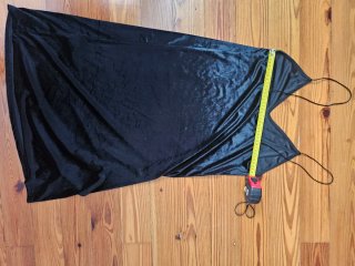 Vestido Negro de Terciopelo