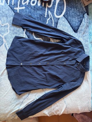 Camisa Massimo Dutti Azul