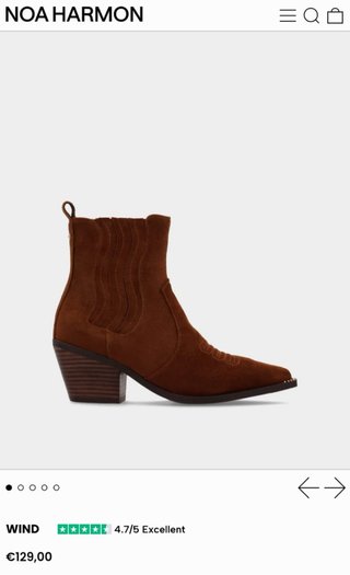 Botines Noa Harmon Marrones números: 36, 38 y 39