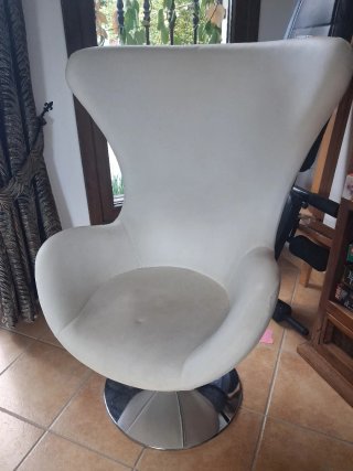 Sillón Giratorio Diseño Egg Chair
