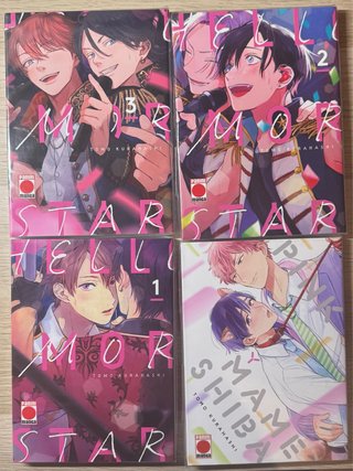Pack 4 mangas Hello morning star pink y mameshiba