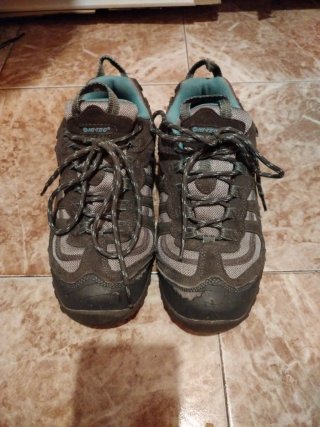 Zapatillas Hi-Tec Gris y Turquesa Talla 39