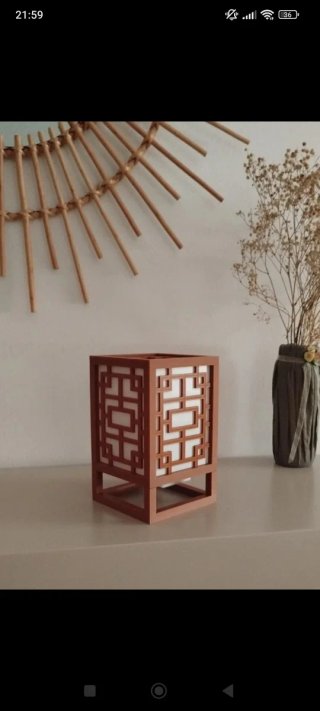 Lámpara impresa 3D a medida