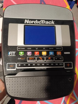 Consola NordicTrack Elíptica