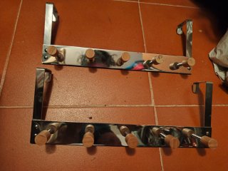 Percheros para puerta metal y madera