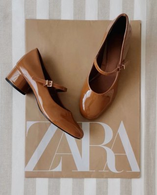 Zapatos charol Zara, 35