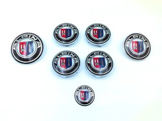 Set 7 logos emblemas BMW Alpina