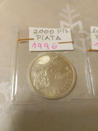 Moneda de Plata 2000 Pesetas 1996
