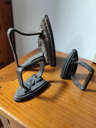 Planchas de hierro antiguas