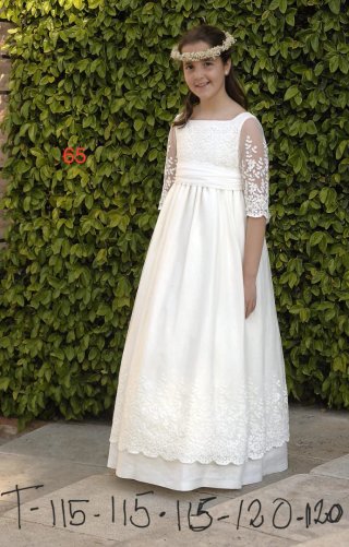 Vestido de Comunión Blanco Talla 120