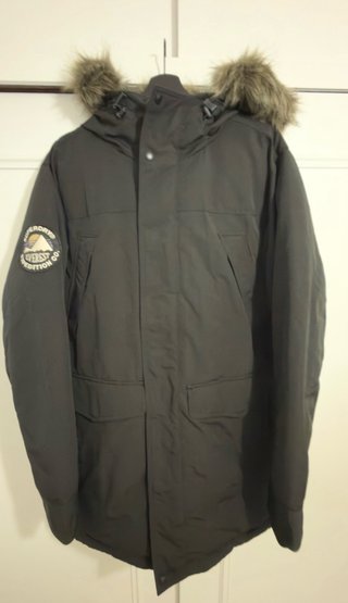 Parka Superdry Everest Negra Talla XL