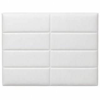 Cabecero de Cama 160cm Polipiel Blanca