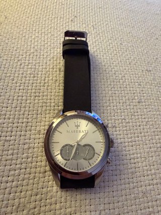 Reloj Maserati Plata y Negro