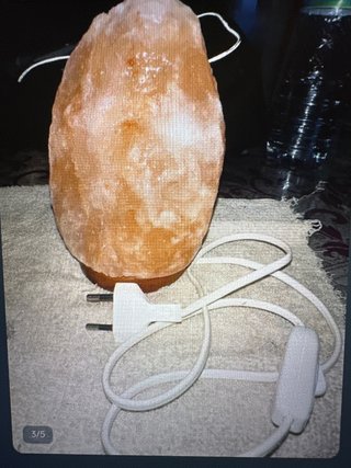 Lámpara de piedra natural