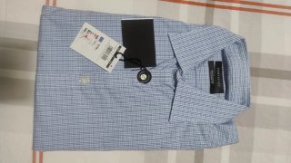 Camisa Cortefiel Azul Talla M