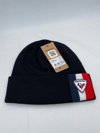 Cappello Rossignol nero con banda colorata