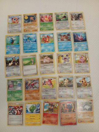 50 ,Cromos Pokémon, varios años.