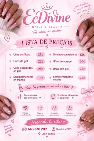 Servicios de manicura y pedicura en León