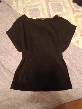 Camiseta Stradivarius Negra Talla S
