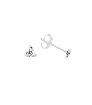 Pendientes de Plata Trisquel 4 mm