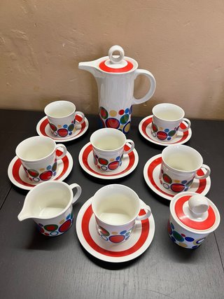 Juego de café Pontesa vintage, fantasía