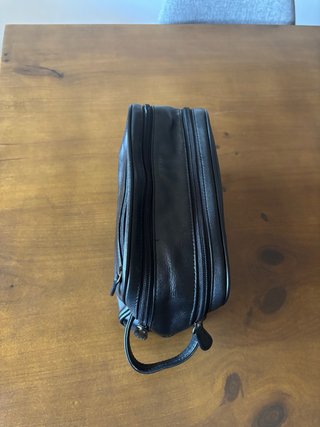 Neceser de piel negro Francinel