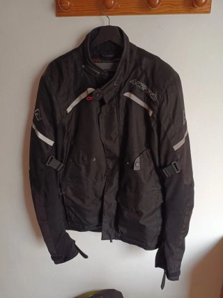 Chaqueta de moto Acerbis negra