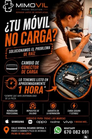 Reparacion conector carga!