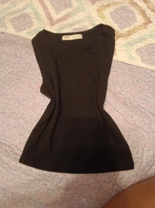 Camiseta Pull&Bear Negra Talla S