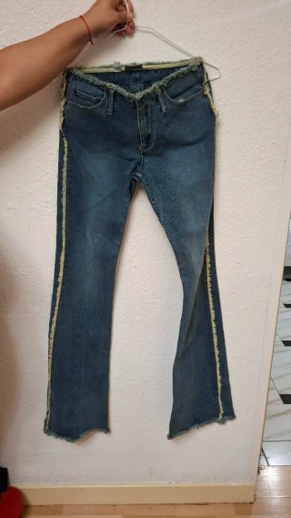 Pantalón vaquero mujer Mango