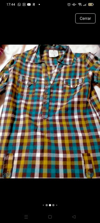 Camisa de cuadros Cache Cache