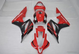 Carenado Honda CBR600RR rojo y negro 2007-2008