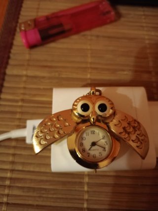 Colgante Reloj con Forma de Búho