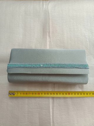 Bolso de fiesta celeste