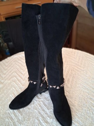 Botas Altas Alma en Pena Negras