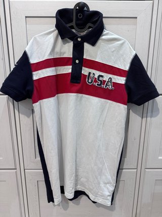Polo Tommy Hilfiger Sailing USA bordado – Talla M