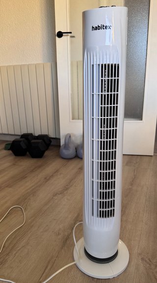 Ventilador Torre Habitex VT45 Blanco