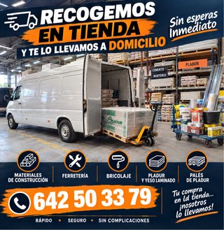 Recogida en Tienda y Envío a Obra