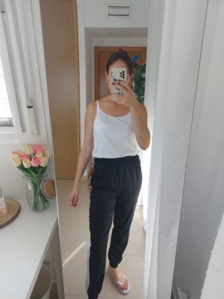 Pantalón Chándal Banda Lateral Talla M