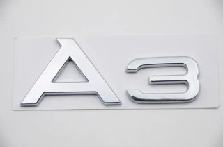 Emblema logo trasero Audi A3 cromado