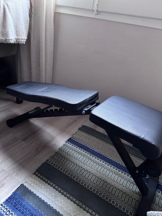Banco de Pesas Ajustable Gimnasio, mancuernas