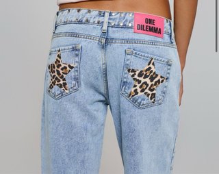 Pantalones vaqueros One Dilemma con estrellas