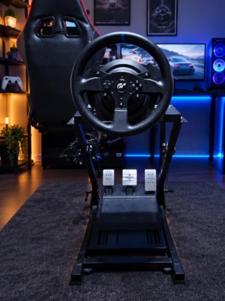 Simulador Thrustmaster T300 + volante ferrari