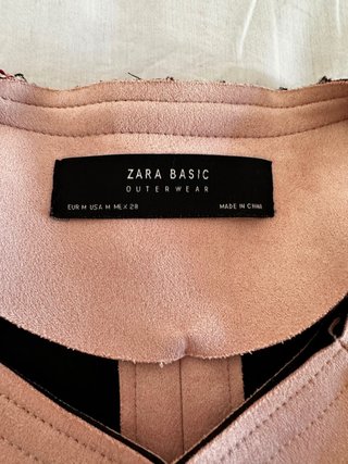 Chaqueta Zara Basic Outerwear Talla M
