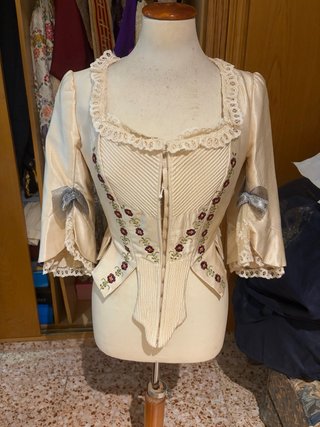 Corpiño de Fallera Beige