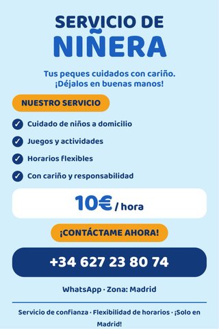 Servicio de niñera