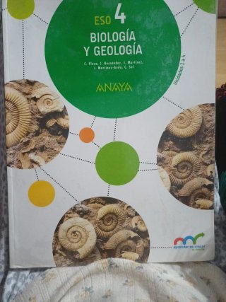 Libro biologia y geología 4 eso