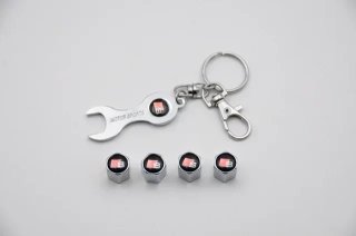 Tapones rueda Audi S-line válvulas llantas