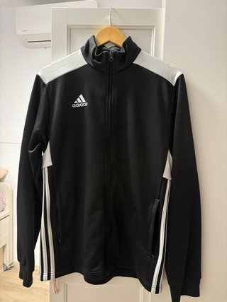 Sudadera Adidas Negra y Blanca
