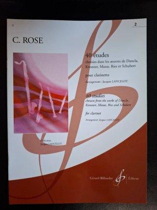 40 Estudios para Clarinete Vol. 2 - C. Rose